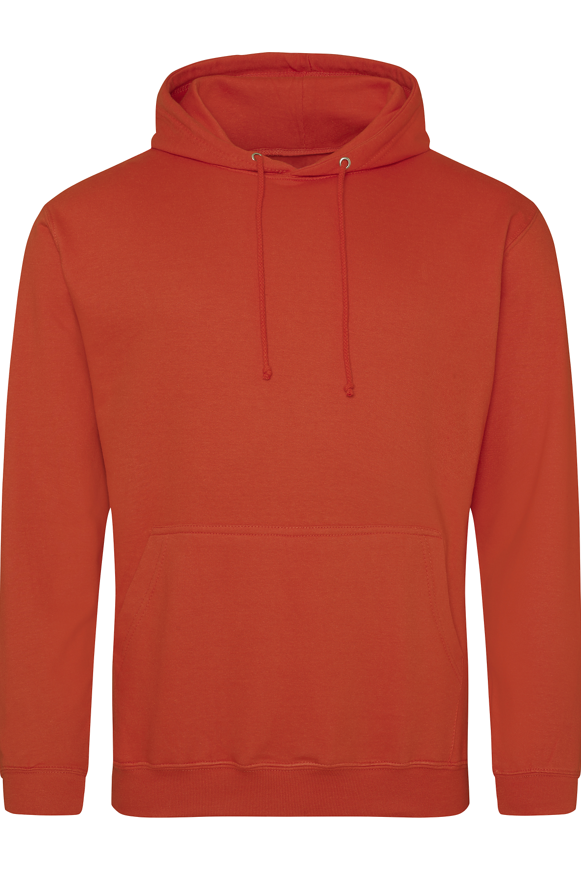 Just Hoods JHA001 College Hoodie - Red Hot Chilli