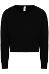 GIRLIE CROPPED SWEAT JET BLACK