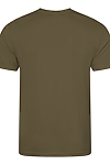 COOL T OLIVE GREEN back