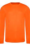 LONG SLEEVE COOL T ELECTRIC ORANGE