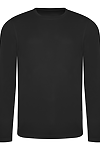 LONG SLEEVE COOL T JET BLACK