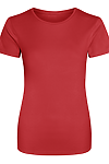 LADIES COOL T FIRE RED