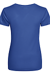 LADIES COOL T ROYAL BLUE back