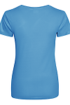 LADIES COOL T SAPPHIRE BLUE back