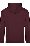 COLLEGE HOODIE BURGUNDY Back