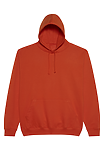 COLLEGE HOODIE BURNT ORANGE