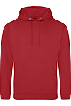 COLLEGE HOODIE FIRE RED
