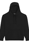 COLLEGE HOODIE BLACK SMOKE