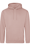 COLLEGE HOODIE DUSTY PINK