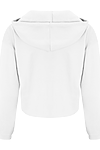 GIRLIE CROPPED HOODIE ARCTIC WHITE