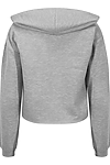 GIRLIE CROPPED HOODIE HEATHER GREY