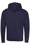 CROSS NECK HOODIE OXFORD NAVY back