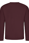 COLLEGE SWEAT BURGUNDY back