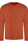 COLLEGE SWEAT BURNT ORANGE