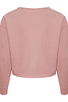 GIRLIE CROPPED SWEAT DUSTY PINK