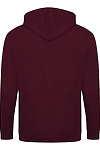 COLLEGE ZOODIE BURGUNDY back