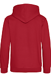 YOUTH COLLEGE HOODIE FIRE RED back