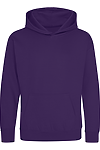 YOUTH COLLEGE HOODIE PURPLE