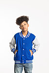 YOUTHS LETTERMAN JACKET back