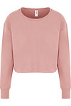 WOMEN'S CROPPED SWEAT DUSTY PINK