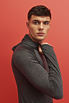 MENS COOL COWL NECK TOP
