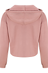 GIRLIE CROPPED HOODIE DUSTY PINK