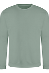 COLLEGE SWEAT DUSTY GREEN