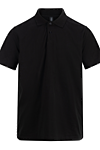 YOUTH JERSEY POLO BLACK